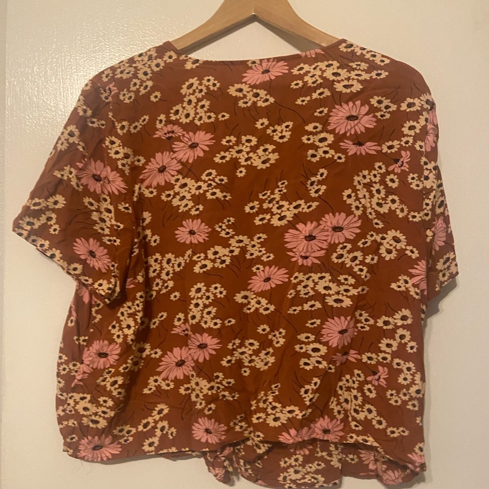 Madewell Floral Crop top